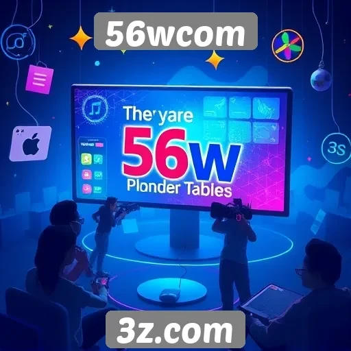 Recursos e funcionalidades do site 56wcom