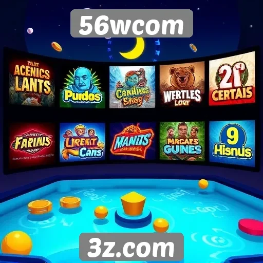 Comparativo de jogos disponíveis no 56wcom