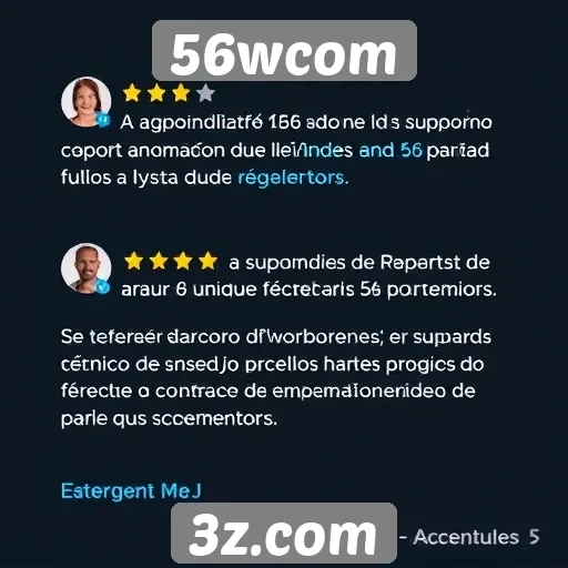 Opiniões de usuários sobre o suporte técnico do 56wcom